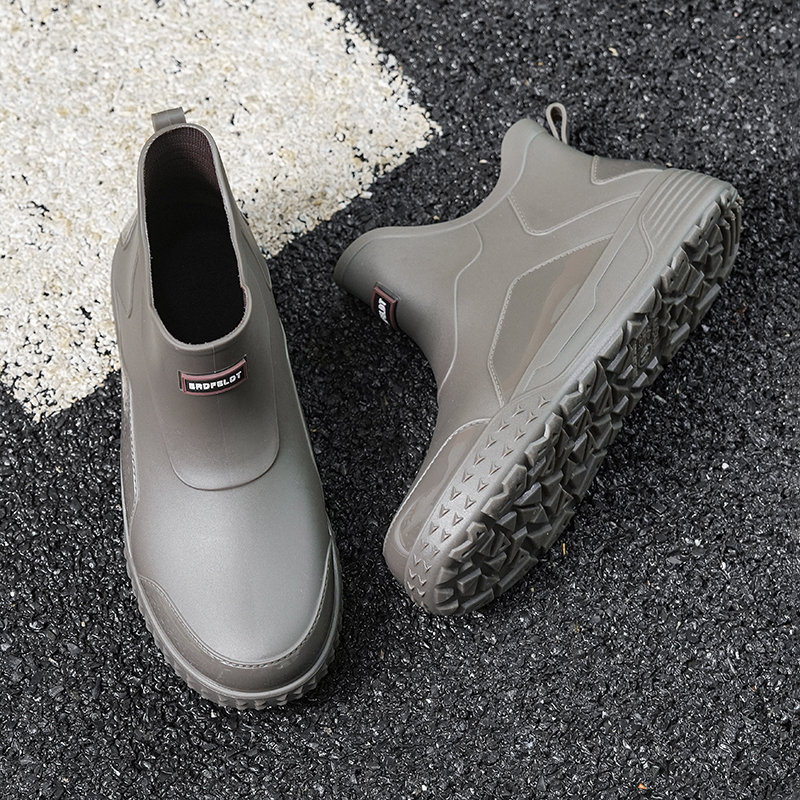 Women'S Fashion Rain Boots - Bottes de pluie à cheville pour