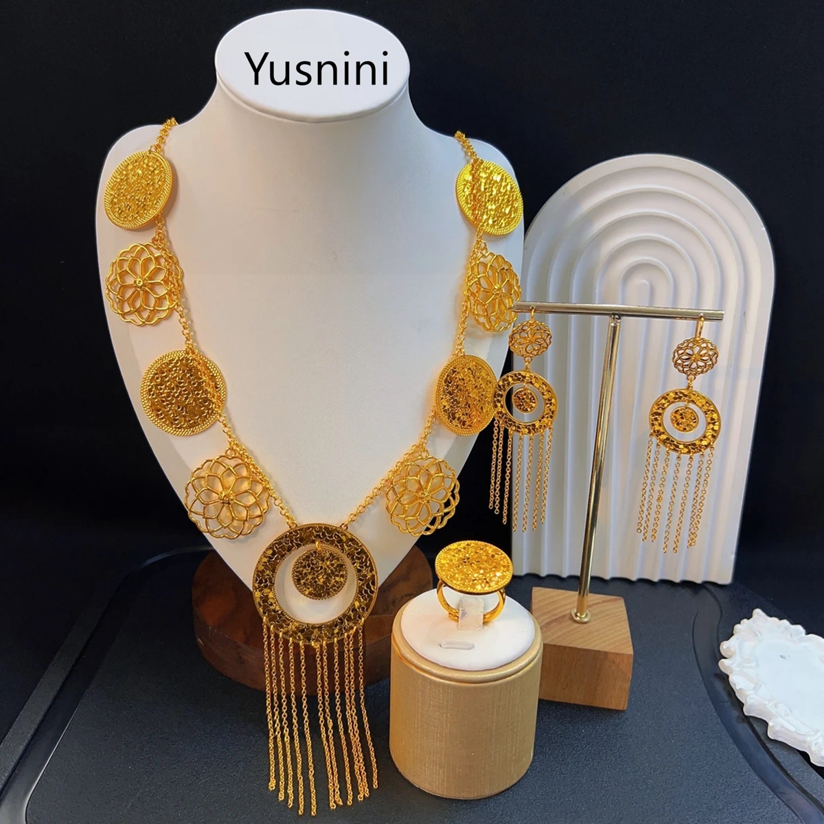 Women'S Fashion Rings Gold - Nouvel ensemble de bijoux de mode