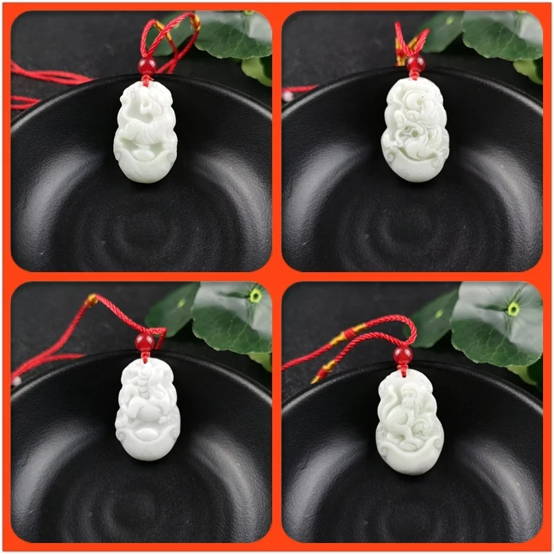 Women Fashion Jewellery - Collier pendentif sculpté du zodiaque chinois