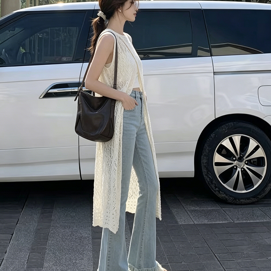 Women'S Fashion Kimono - 2026 Cardigan long sans manches en