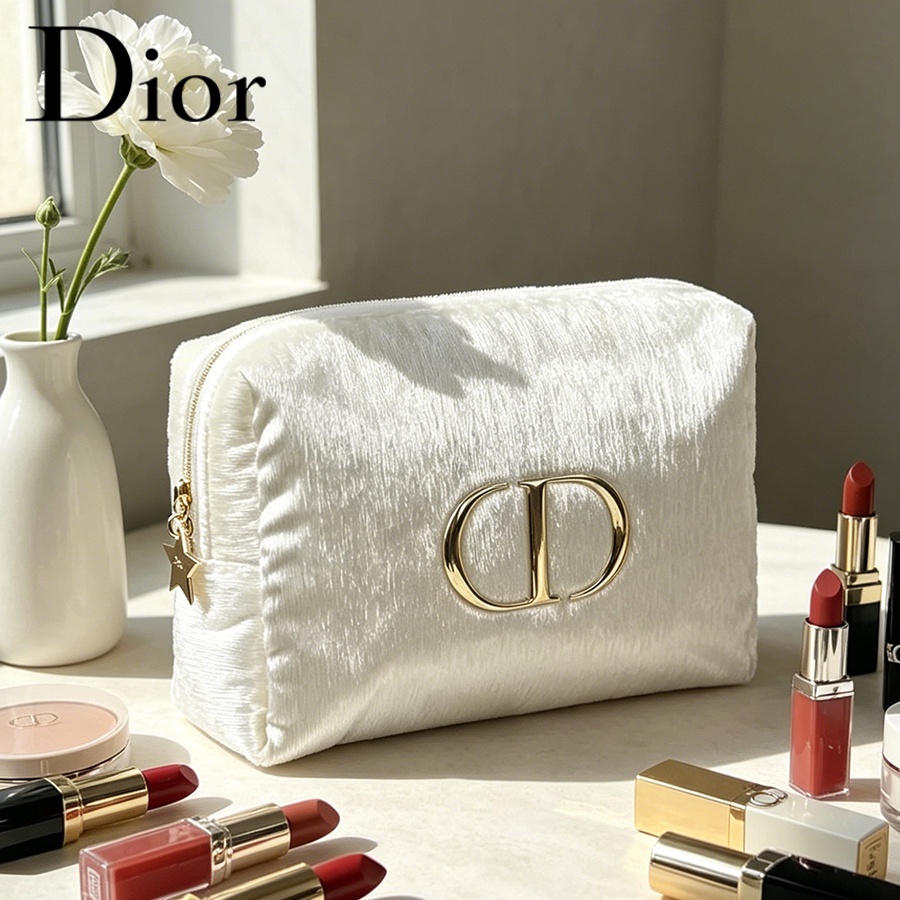 Women Fashion Logo - Sac de voyage en velours blanc