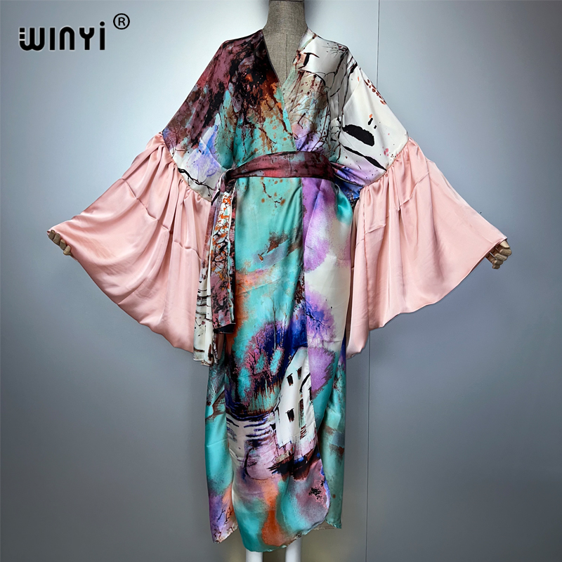 Women'S Fashion Kimono - WINYI été Kimono robe de soirée