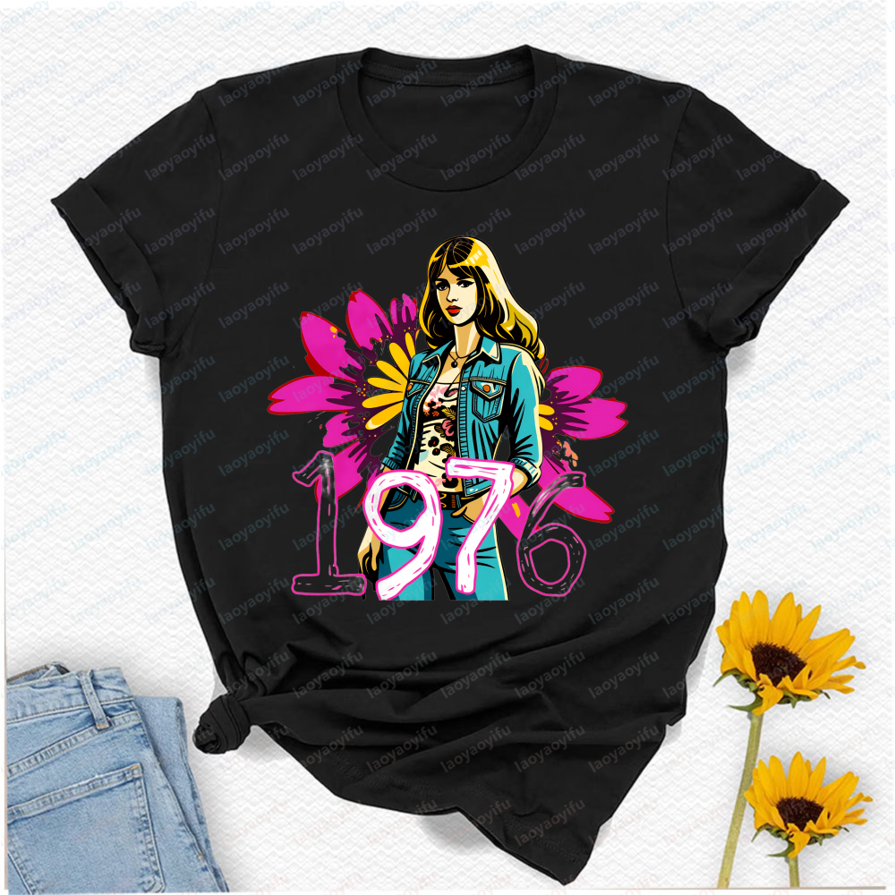 Women'S Fashion In The 70S - T-shirt rétro Groovy Girl 1976 pour