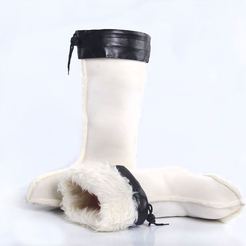 Women'S Fashion Rain Boots - Couvre-chaussures rembourré en coton pour bottes