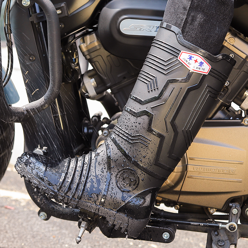 Women'S Fashion Rain Boots - Bottes de pluie militaires unisexes à