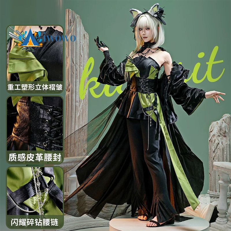 Women'S Fashion Magazine - Costume de cosplay Arknights Kal'tsit, mode