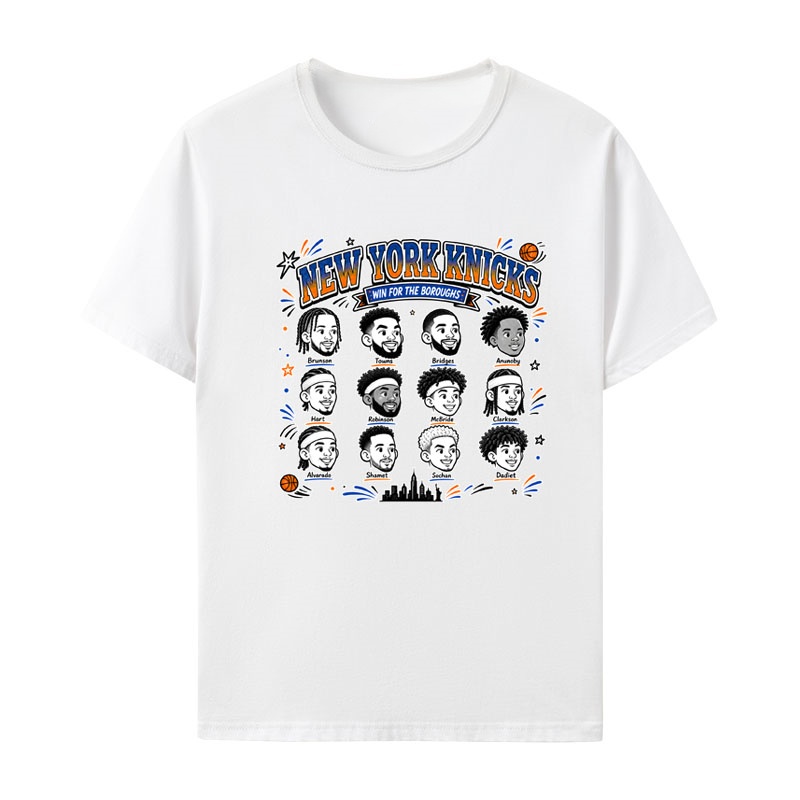 Women'S Fashion York - T-shirt New York Knicks Lineup pour
