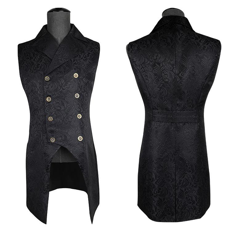 Women Fashion Vest - Gilet croisé en soie brodé style