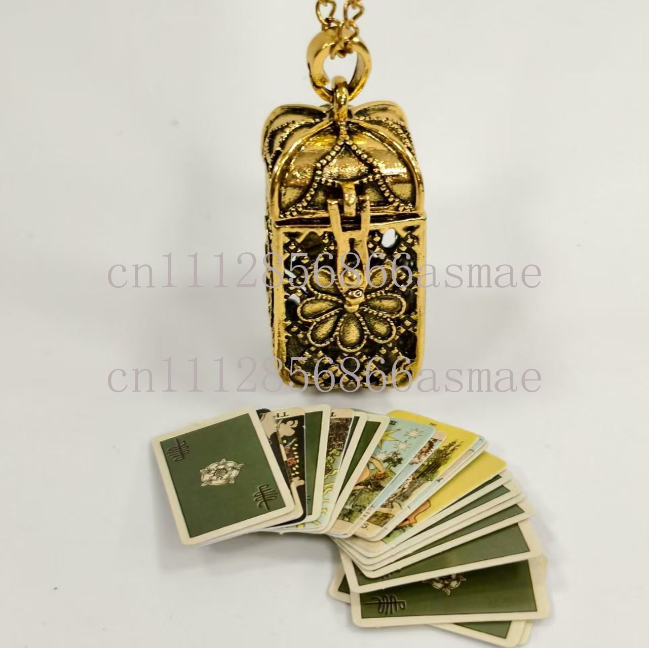 Women'S Fashion Gifts - Collier pendentif carte de tarot vintage