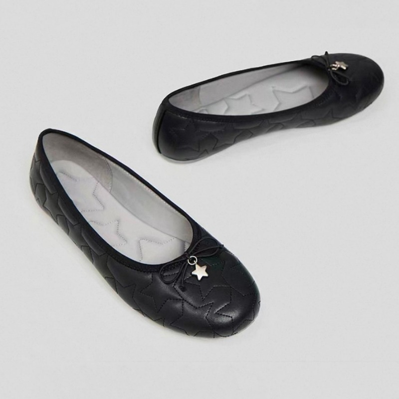 Women'S Fashion Walking Shoes - Chaussures plates de ballet à nœuds