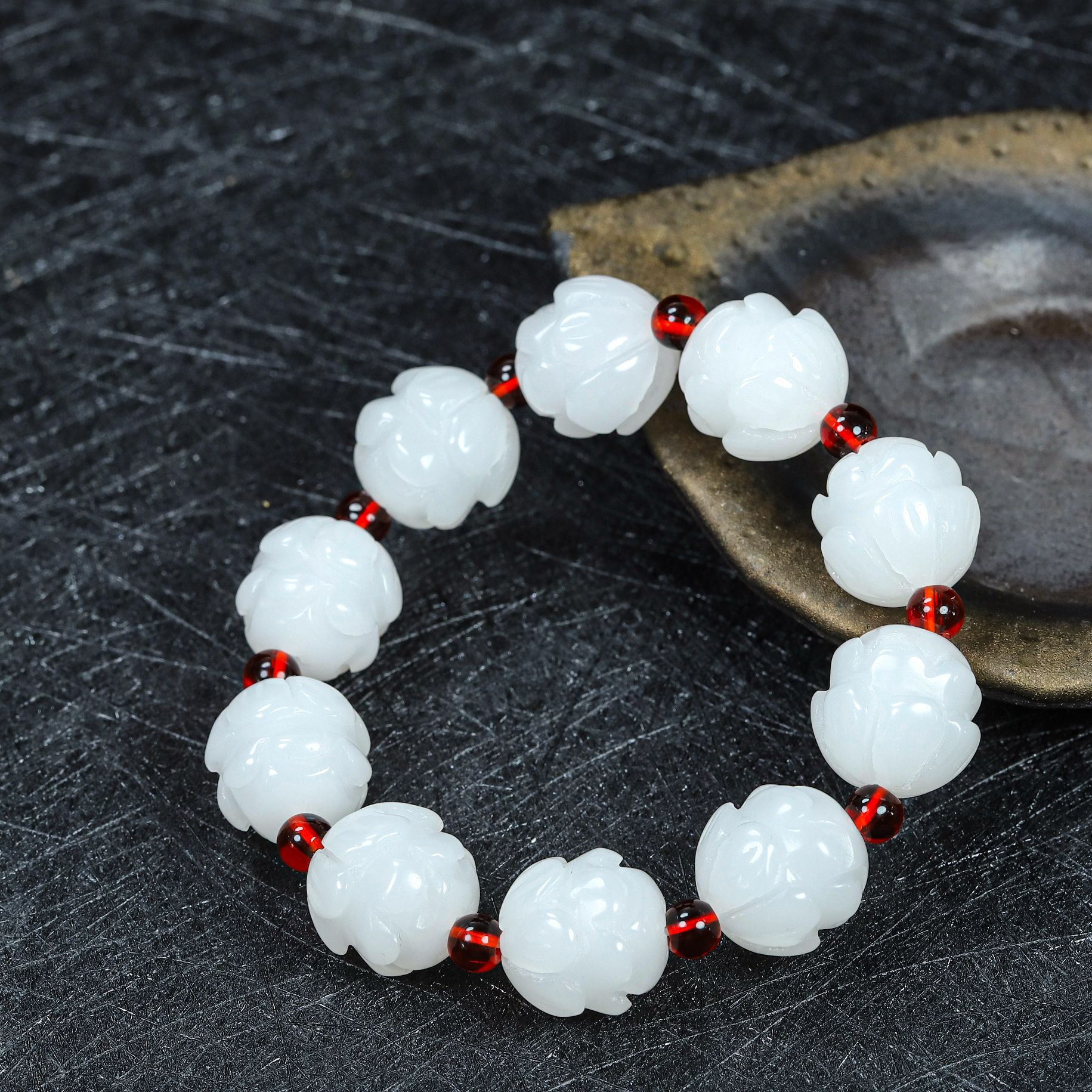 Women'S Fashion Gifts - Bracelet en Jade véritable blanc, accessoires