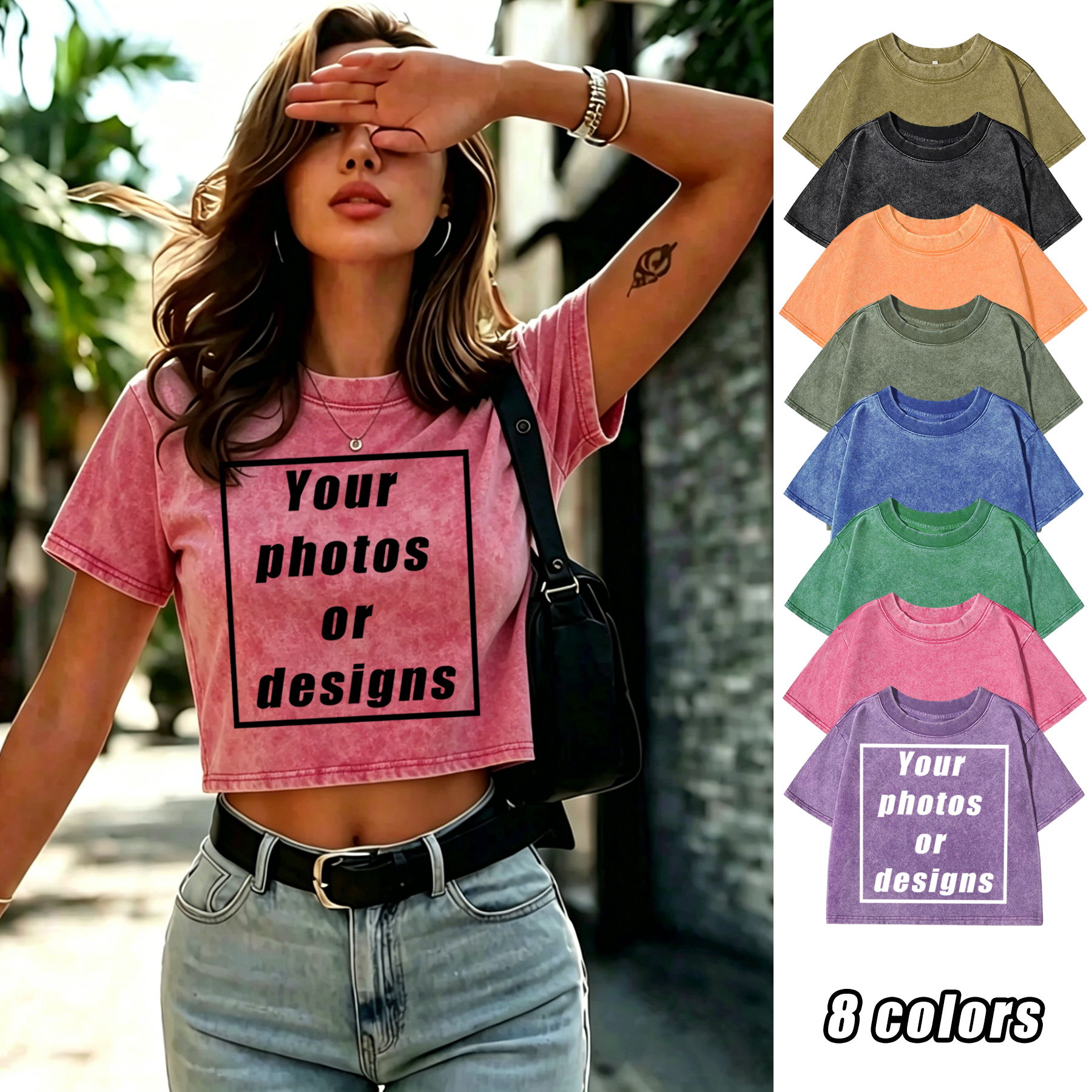 Women Fashion Logo - T-shirts personnalisés avec logo graphique rétro
