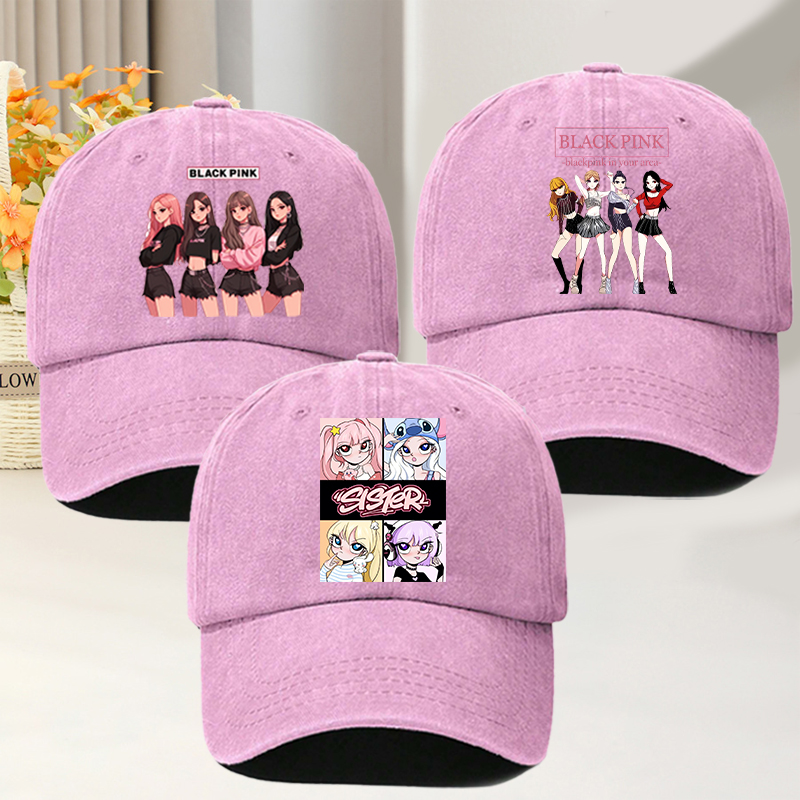 Women Fashion Hats - Casquette de baseball Hip Hop BlackPink