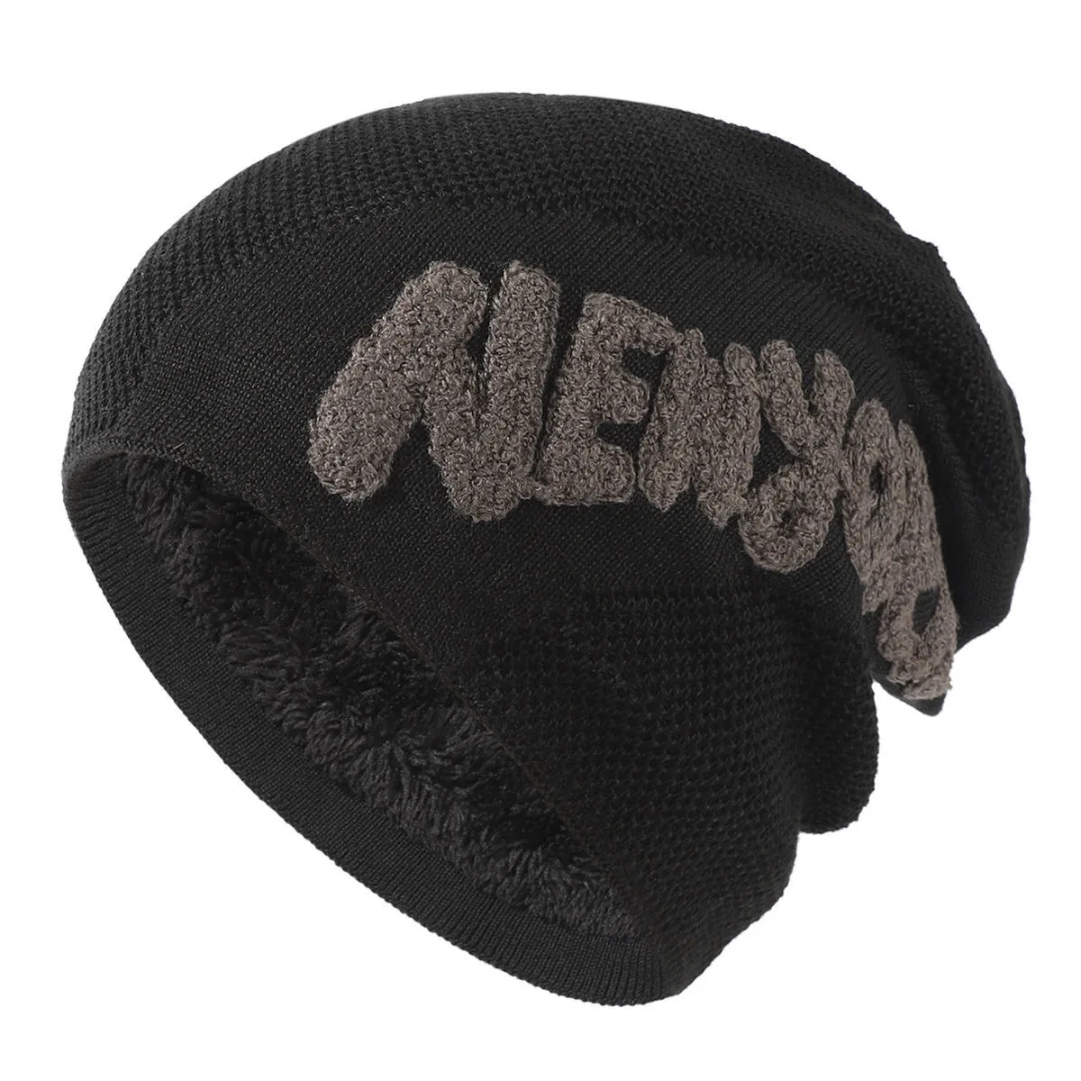 Women'S Fashion York - Chapeau d'hiver chaud unisexe, chapeau tricoté