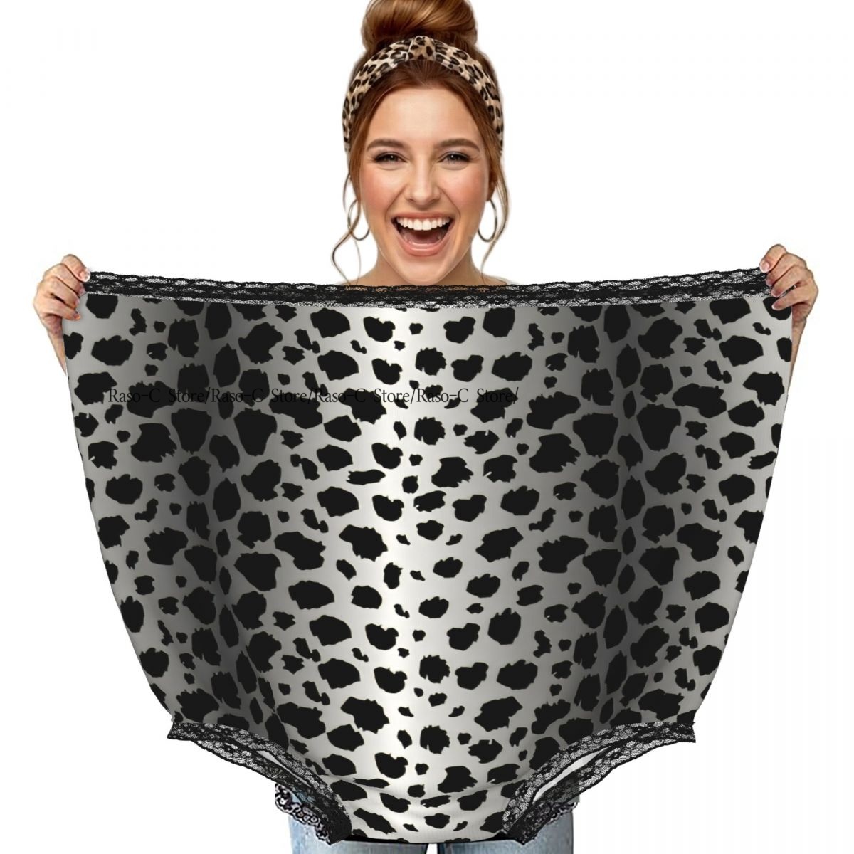 Women'S Fashion Gifts - Sous-vêtements amusants pour grand-mère, motif léopard,