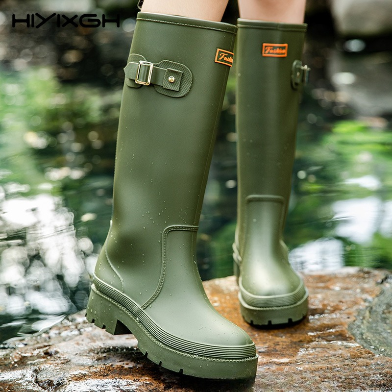 Women'S Fashion Rain Boots - Bottes de pluie imperméables pour femmes,