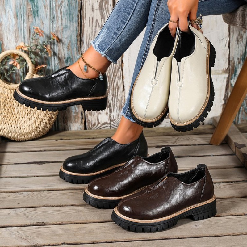Women'S Fashion Walking Shoes - Chaussures pour femmes de style britannique