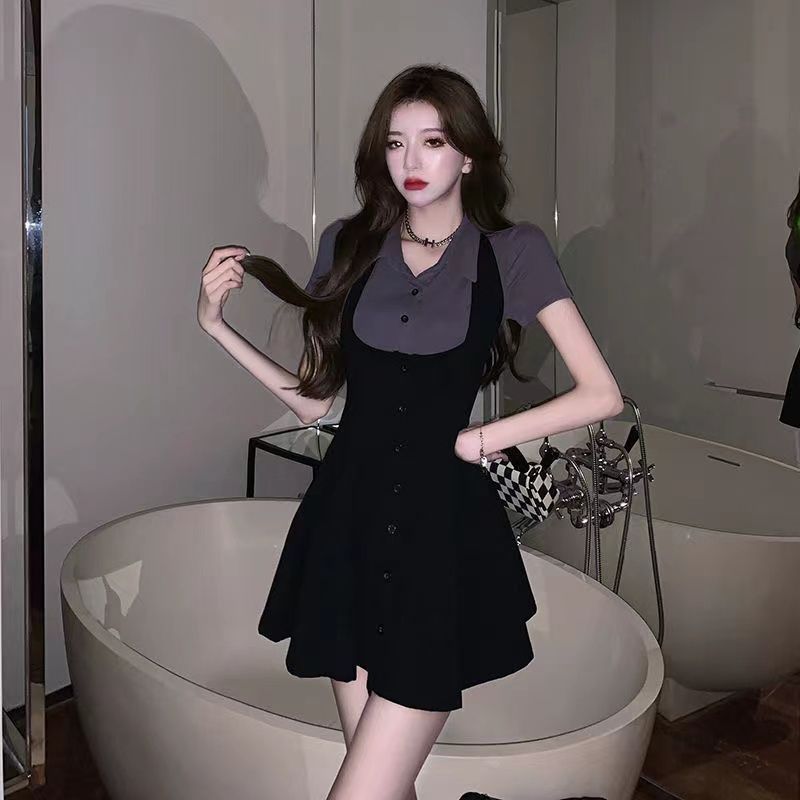 Women'S Fashion Petite - Robe salopette style Hong Kong Pure