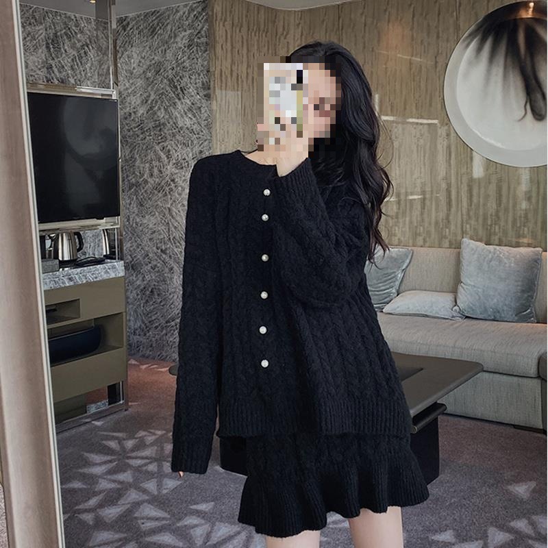 Pleated Skirt Women - Ensemble Premium de style coréen d'hiver