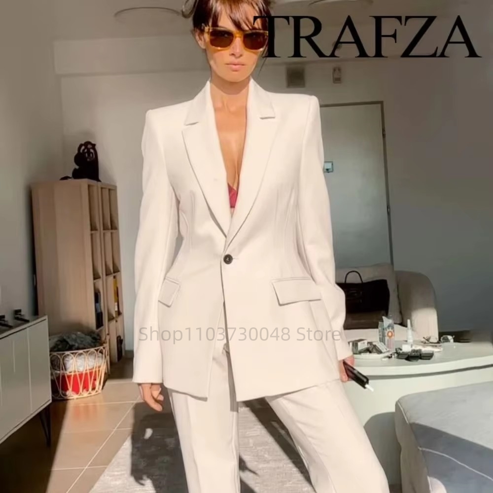 Women'S Fashion Jersey - Costume de bureau pour femmes, blazer