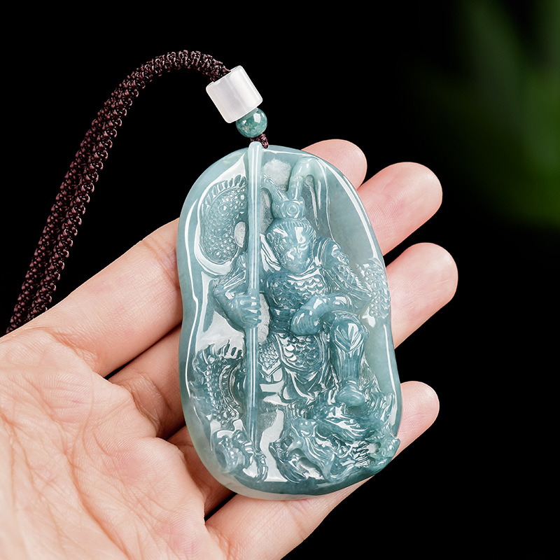 Women'S Fashion Gifts - Collier pendentif Roi Singe en jadéite