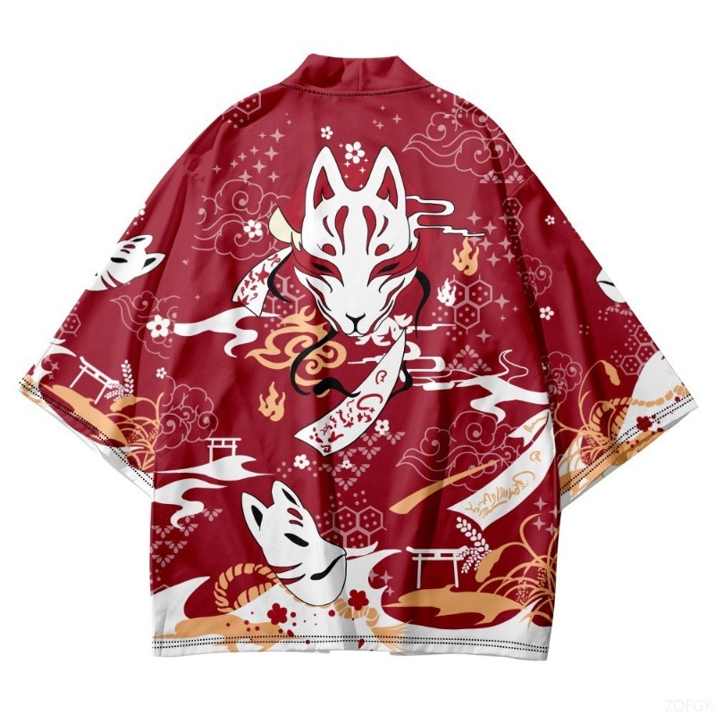 Kimono Cape imprimée Harajuku  - Women'S Fashion Kimono avis et prix