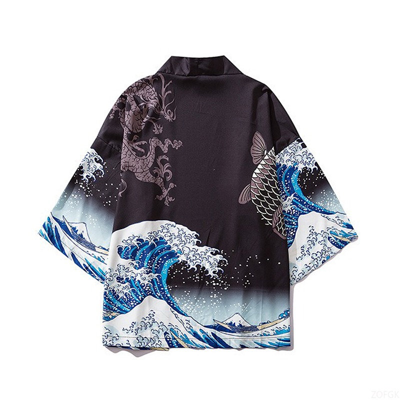 Kimono Cape imprimée Harajuku  - Women'S Fashion Kimono avis et prix