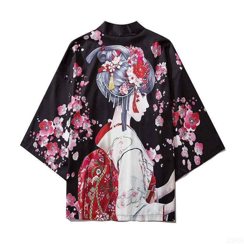 Kimono Cape imprimée Harajuku  - Women'S Fashion Kimono avis et prix