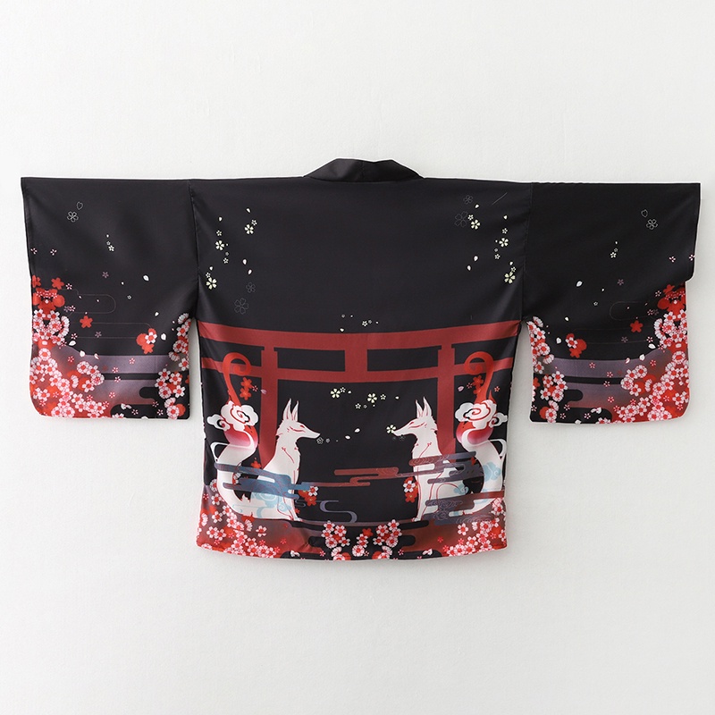 Mode renard imprimé été plage  - Women'S Fashion Kimono avis et prix