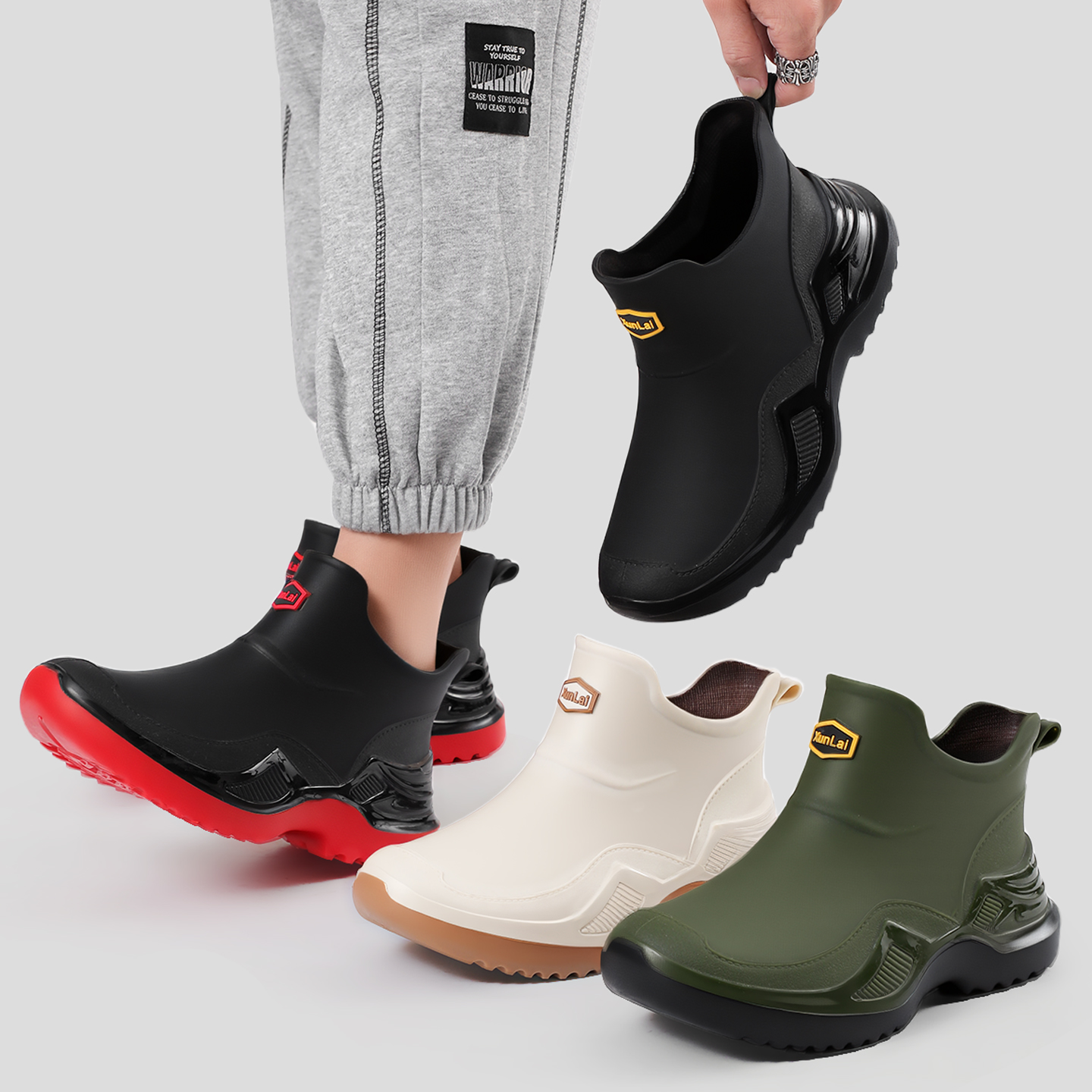 Bottes de pluie courtes à la m - Women'S Fashion Rain Boots avis et prix