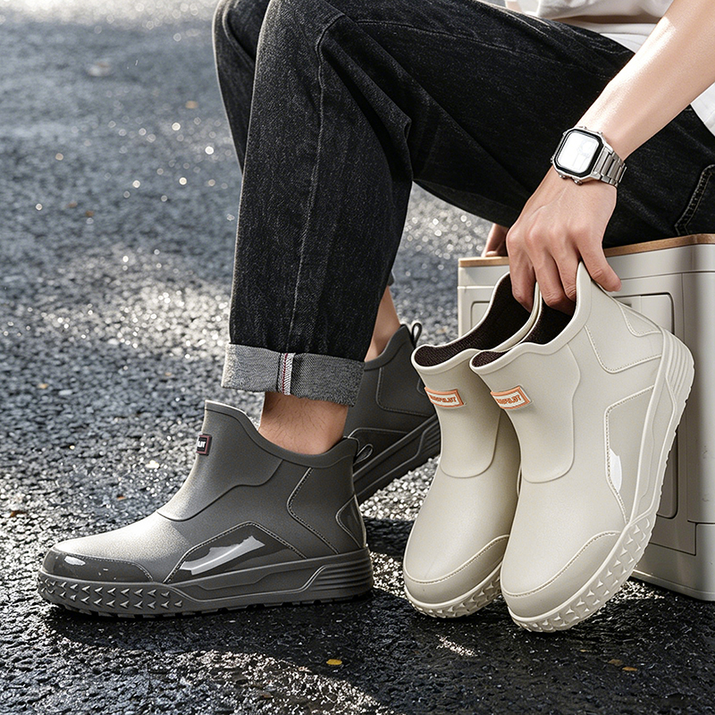 Bottes de pluie à cheville pou - Women'S Fashion Rain Boots avis et prix