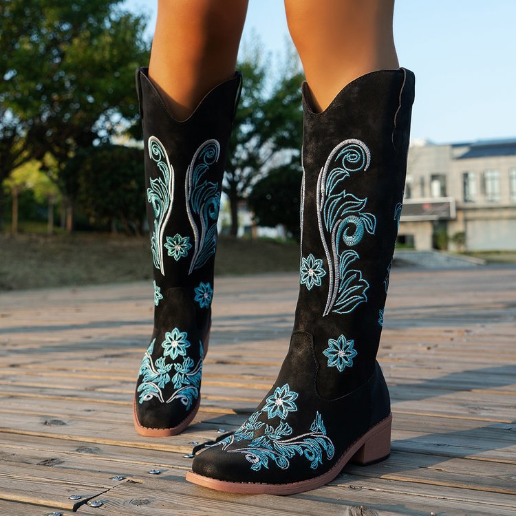 Bottes de chevalier rétro pour - Women'S Fashion Rain Boots avis et prix