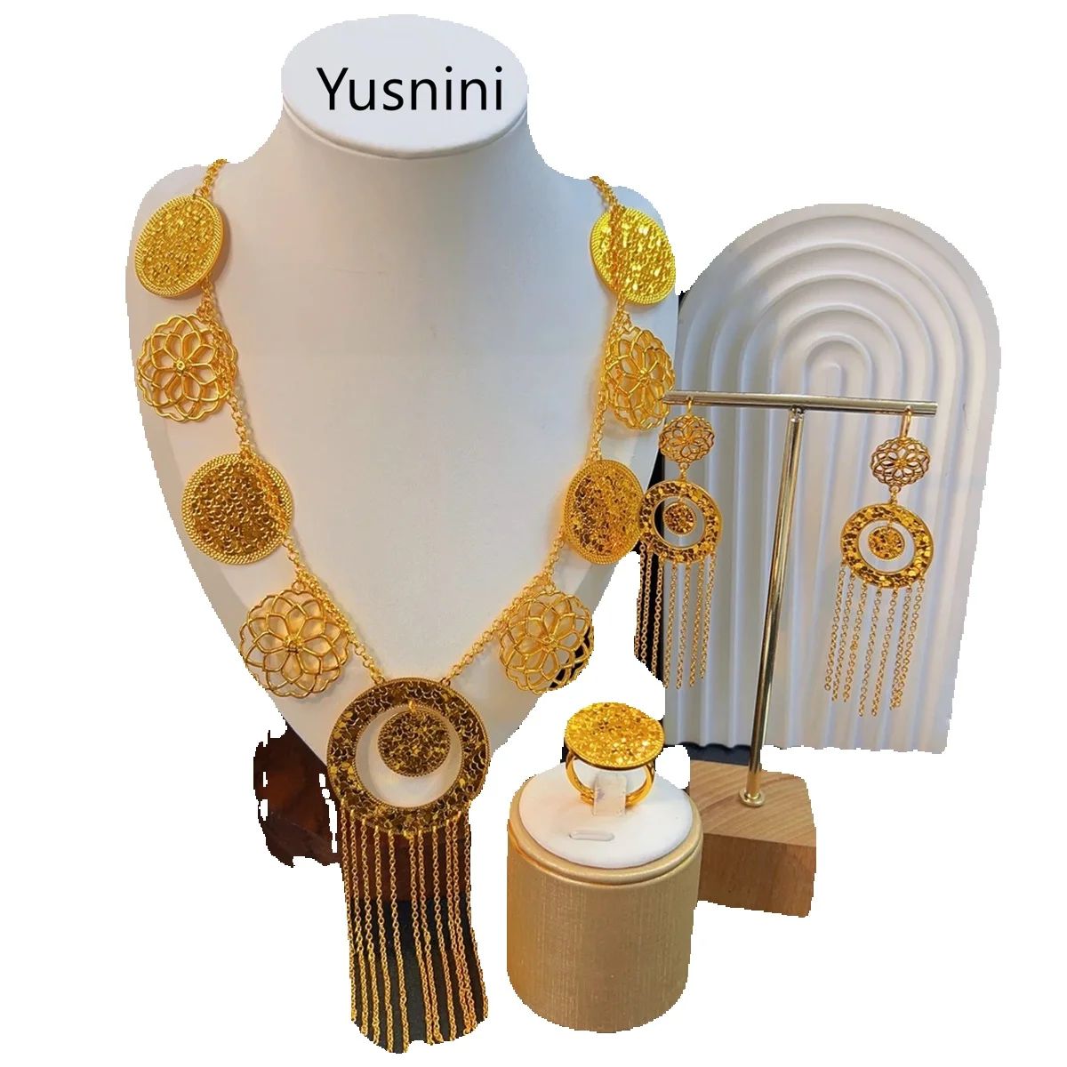 Nouvel ensemble de bijoux de m - Women'S Fashion Rings Gold avis et prix