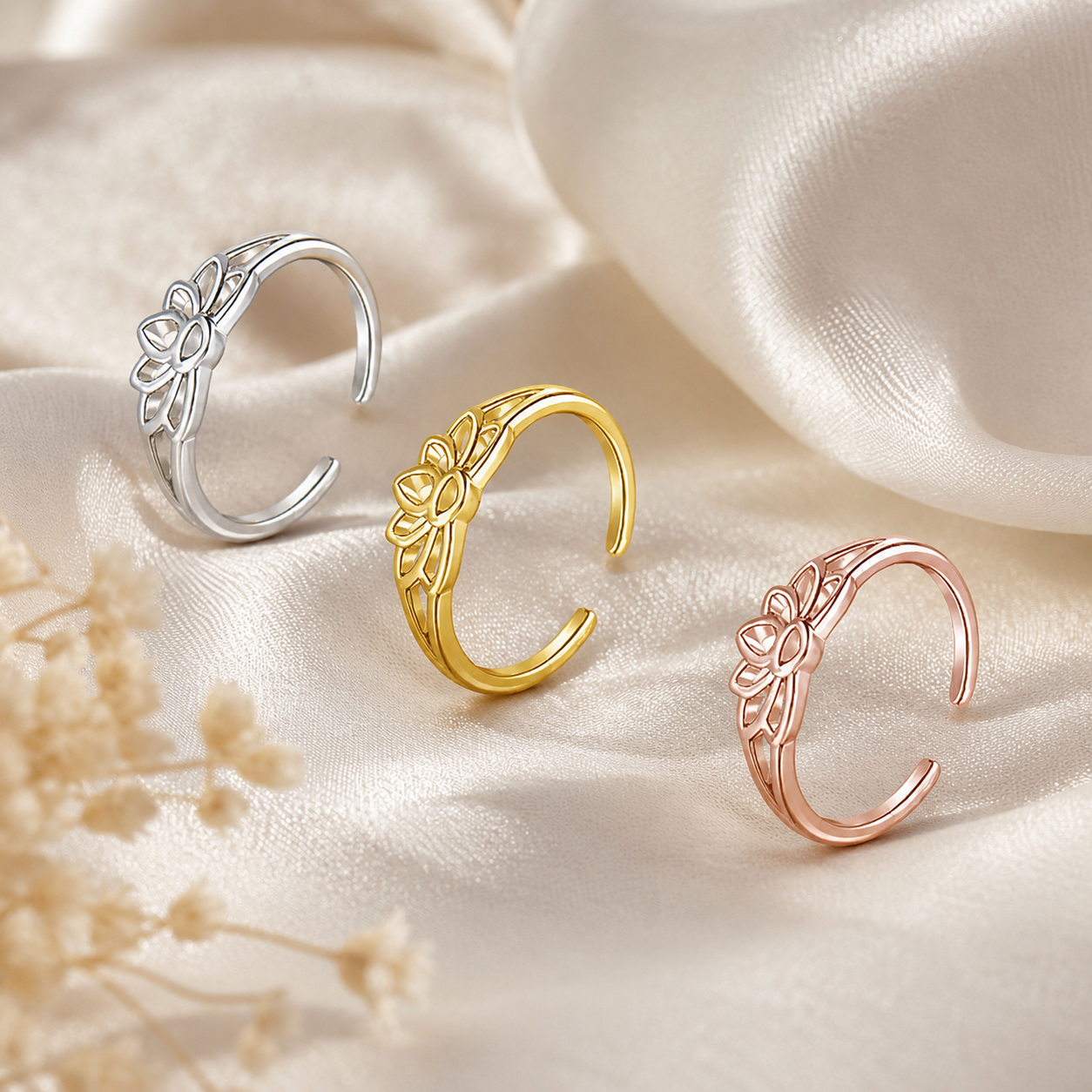 Bague d'orteil en acier inoxyd - Women'S Fashion Rings Gold avis et prix