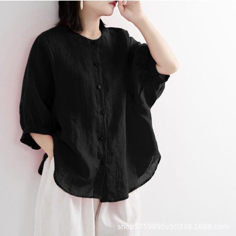 Chemise ample en coton et lin  - Women'S Fashion Jersey avis et prix