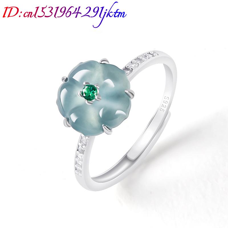Bagues en jade birman bleu, ar - Women'S Fashion Gifts avis et prix