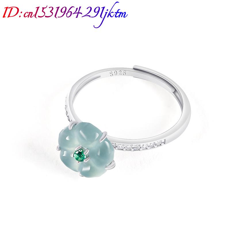 Bagues en jade birman bleu, ar - Women'S Fashion Gifts avis et prix