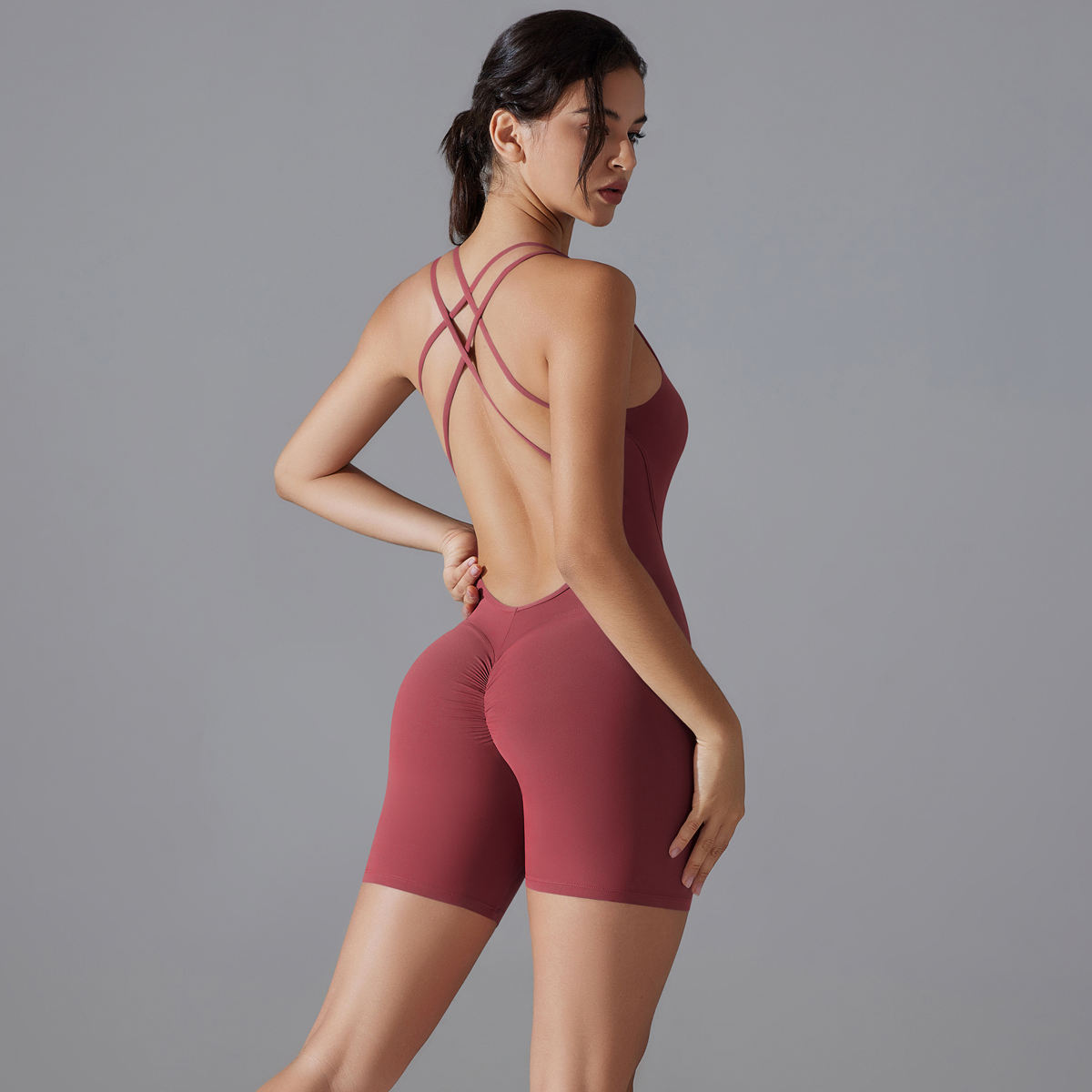 Ensemble de Yoga Sexy dos nu s - Women'S Fashion Overalls avis et prix