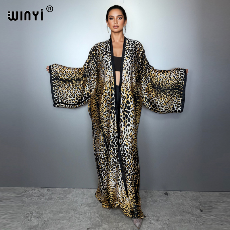 WINYI imprimé léopard kimono C - Women'S Fashion Kimono avis et prix