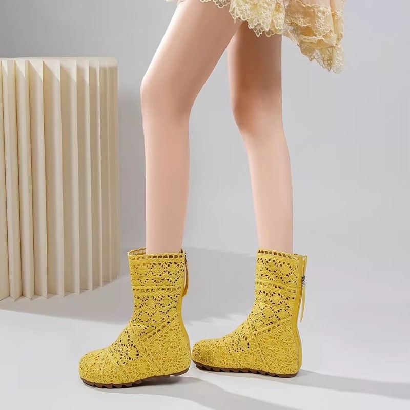 Nouvelles bottes en crochet aj - Xl Women'S Fashion avis et prix