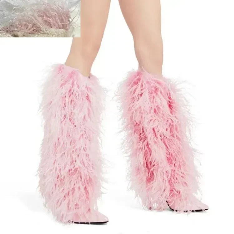 Bottes hautes en imitation lai - Women'S Fashion Magazine avis et prix