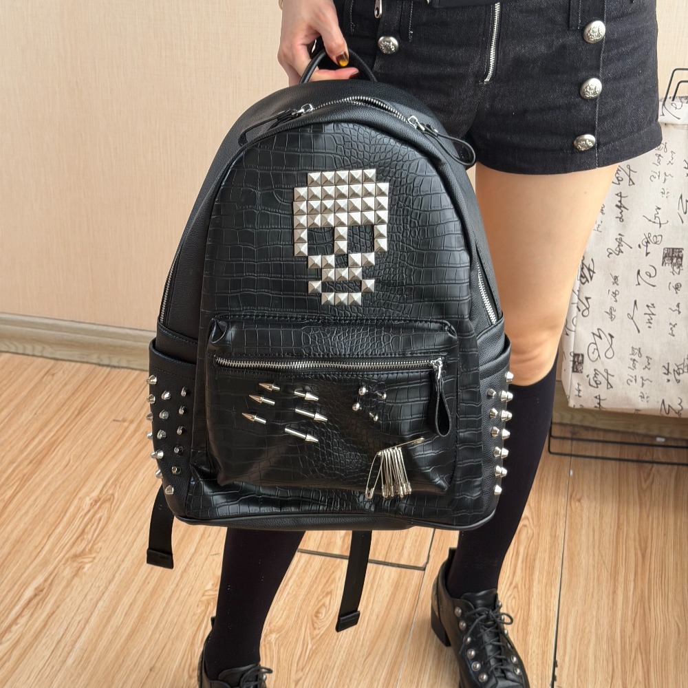 Sac à dos original noir à moti - Women And Men Fashion avis et prix