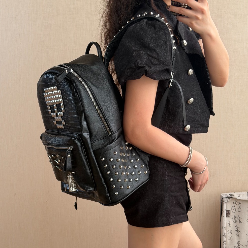 Sac à dos original noir à moti - Women And Men Fashion avis et prix