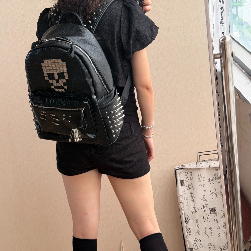 Sac à dos original noir à moti - Women And Men Fashion avis et prix