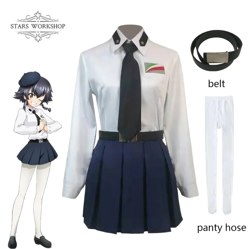 Qq34Anime filles et PANZER Anz - Pleated Skirt Women avis et prix