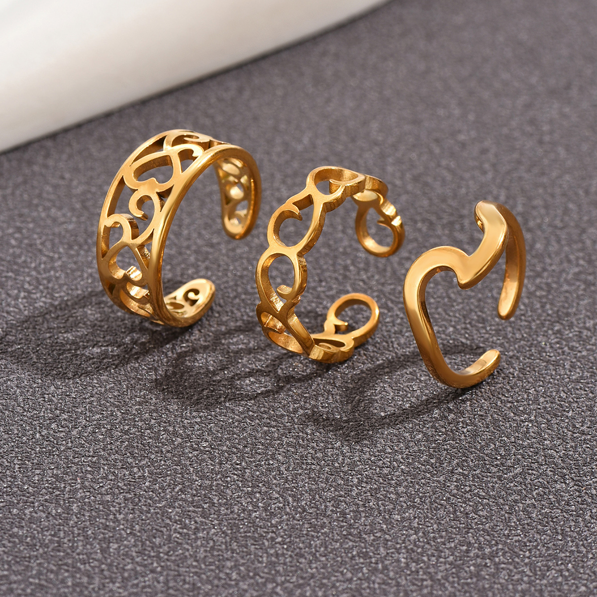 Ensemble de bagues d'orteils r - Women'S Fashion Rings Gold avis et prix