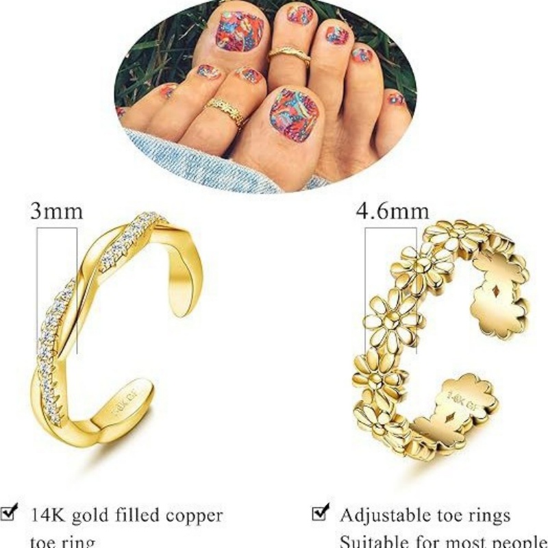 Anneau de pied en Zircon régla - Women'S Fashion Rings Gold avis et prix