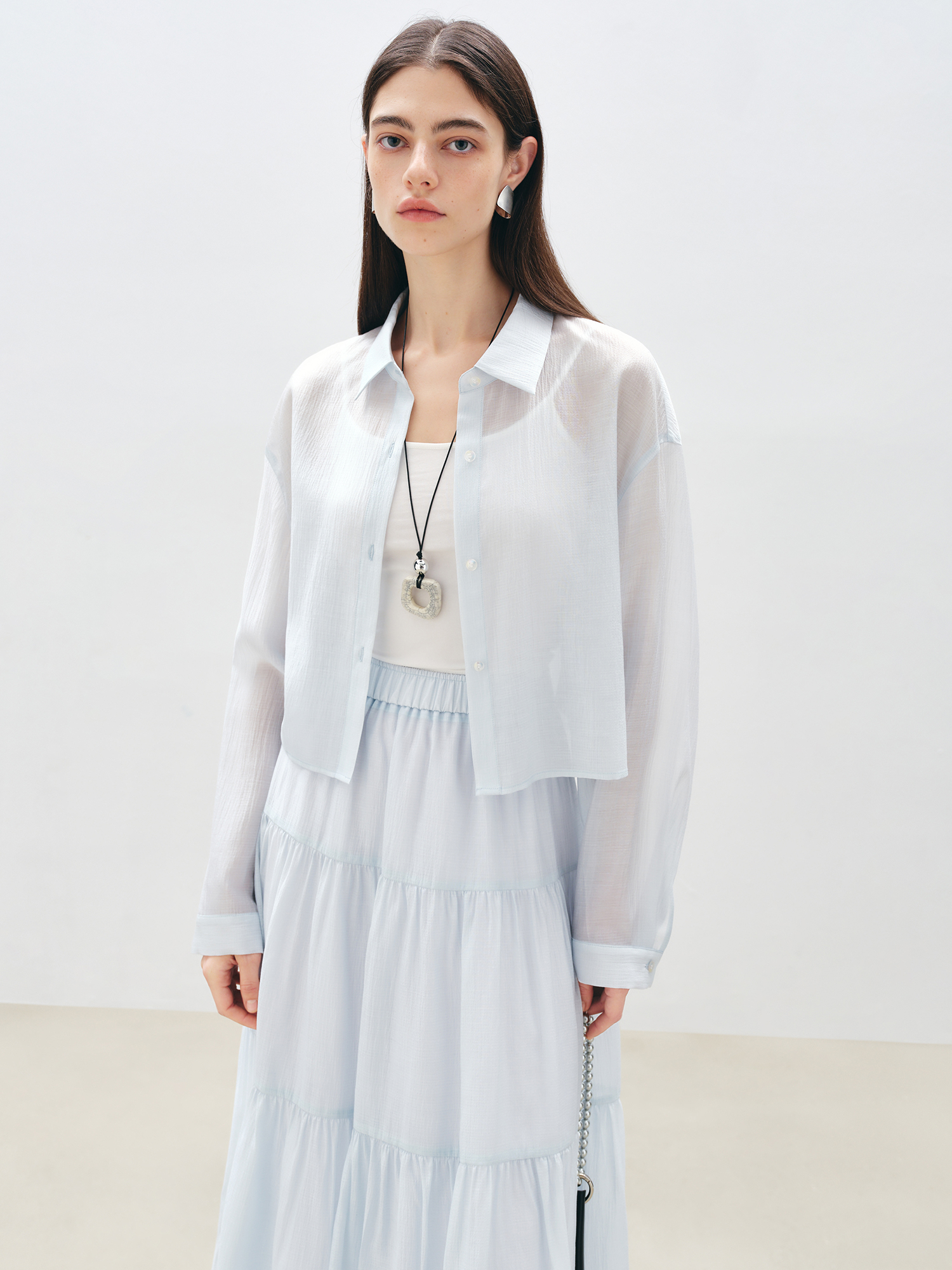 ZIQIAO Petite chemise bleue ju - Women'S Fashion Petite avis et prix