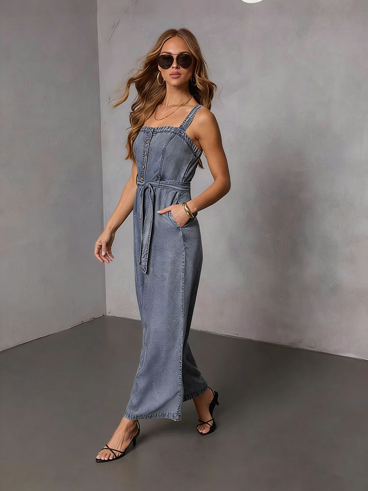 Combinaisons en jean vintage p - Women'S Fashion Overalls avis et prix