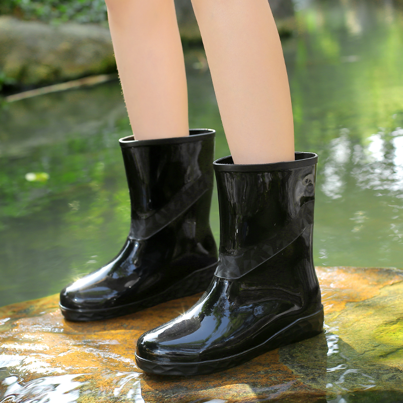 Bottes de pluie imperméables h - Women'S Fashion Rain Boots avis et prix